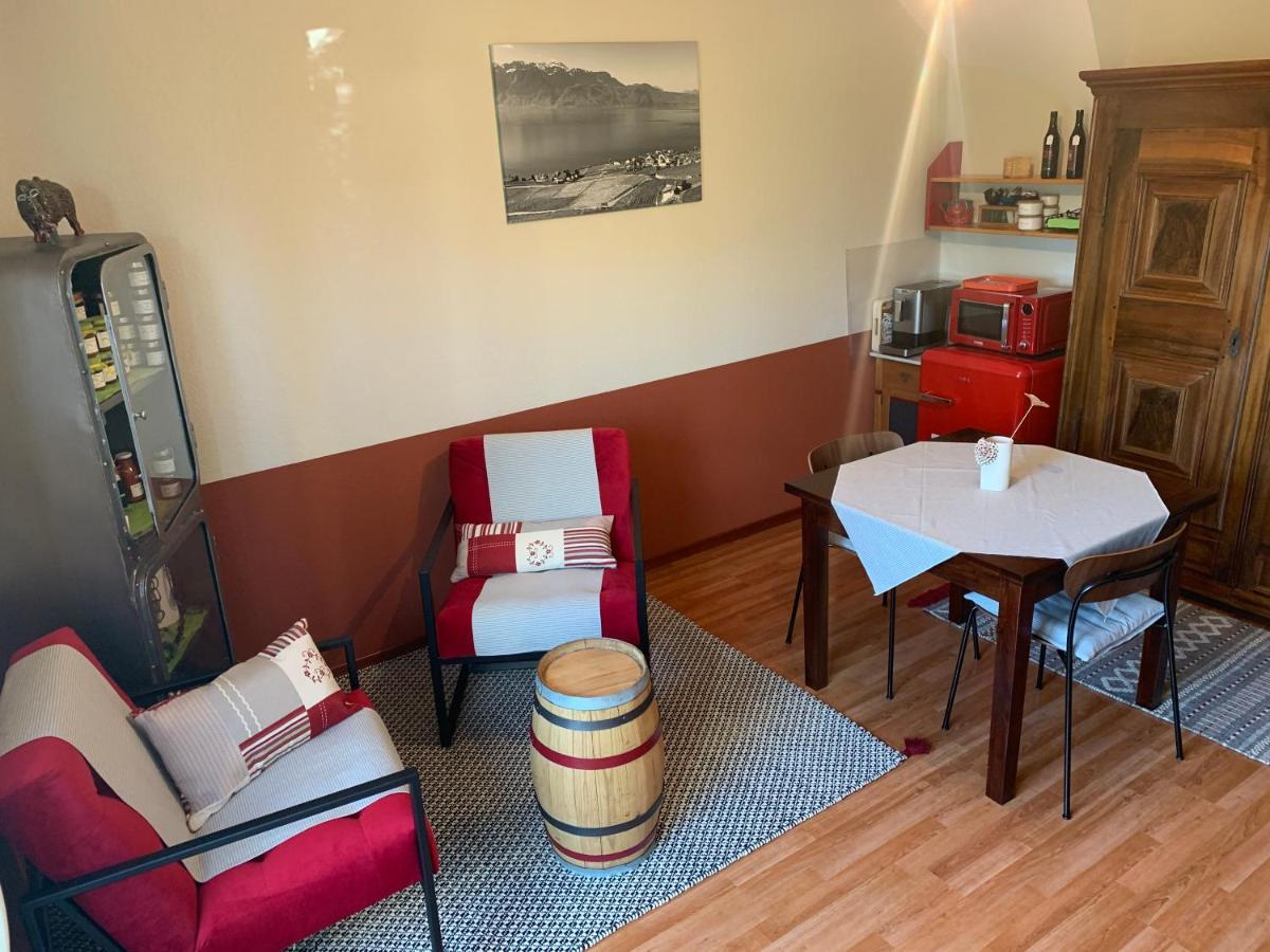 La Gremillette Gourmande Lavaux Apartamento Rivaz Exterior foto