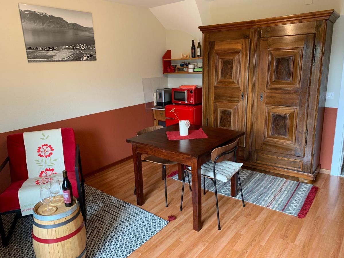 La Gremillette Gourmande Lavaux Apartamento Rivaz Exterior foto